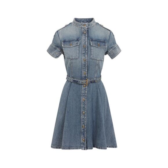 ALEXANDER MCQUEEN Dresses & Skirts - Alexander Mcqueen Denim Mini Dress Women